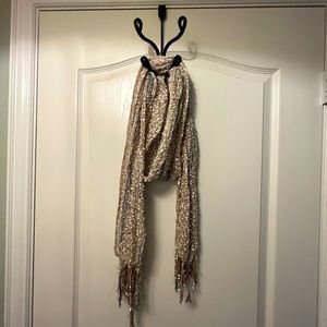 *3 for $15* Sparkly Scarf with fringe ends